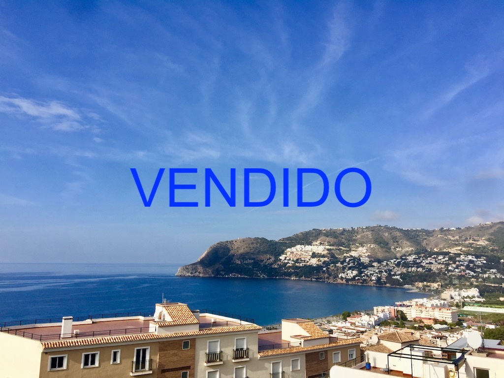 Precioso piso con vistas panorámicas al mar y montaña Maravillas Alta en La Herradura en venta