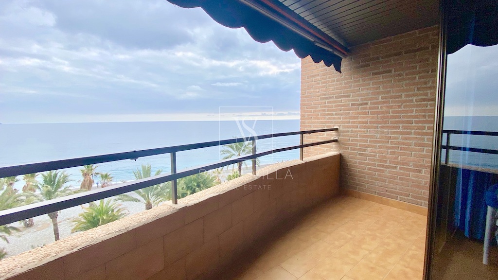 Apartment for sale front beach terrace and pool in Almuñécar, Costa Tropical de Granada